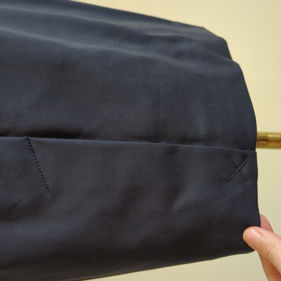 NWT Club Monaco size 8 navy skirt with purple and pink cheetah print - Picture 5 of 9